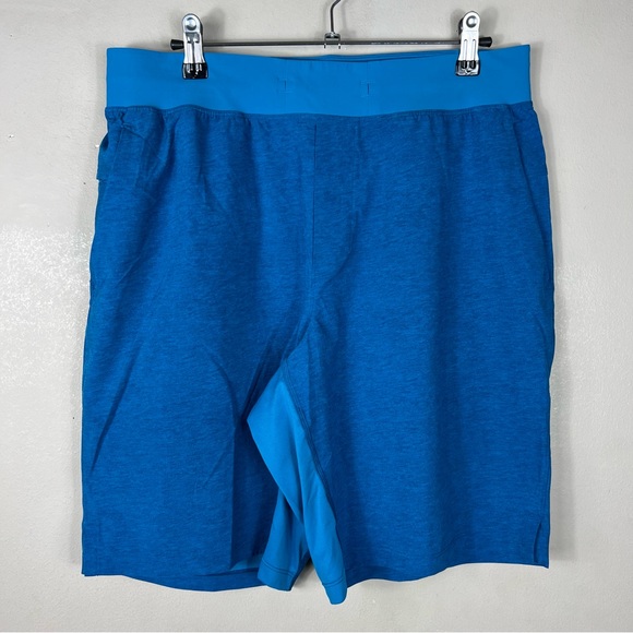 lululemon athletica Shorts Lulu Lemon Blue Athletic Shorts Poshmark